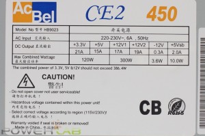 Nguồn ACBEL 450W FAN 12CM - CE2