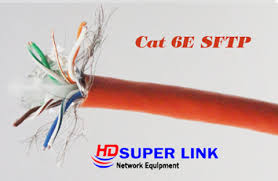 Cable Super Link - 4 pair UTP Cat 6e  305m  Chống nhiễu 2 lớp.màu cam