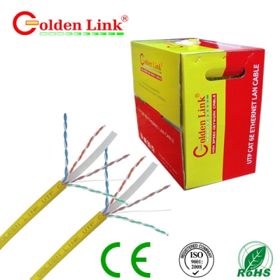 Cable Golden Link - SFTP Cat 6e chống nhiễu 100m vàng chống nhiễu
