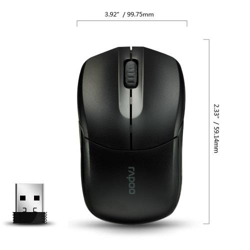 Mouse Rapoo N1190 Optical USB - Chính hãng